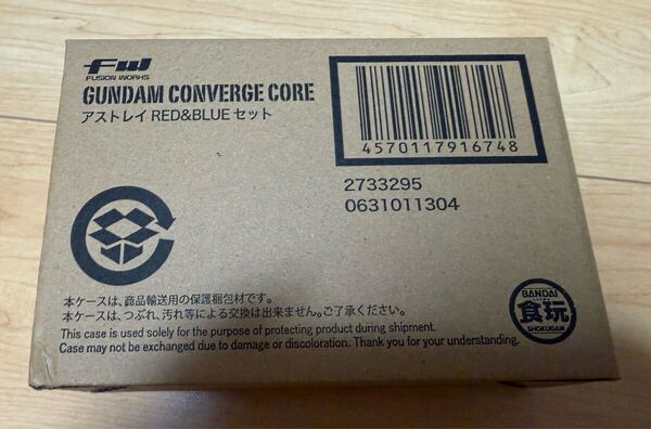 新品未開封 FW GUNDAM CONVERGE CORE アストレイRED & BLUE セットガンダムコンバージ