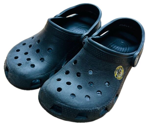 Crocs クロックス キッズ子ども用サンダル ソフトバンク サイズ12〜13(18.5〜19) ブラック