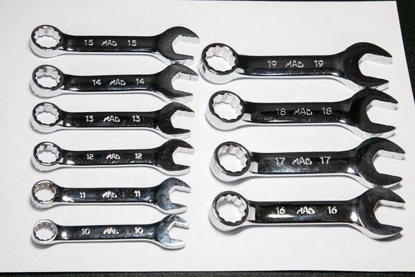 『送料無料』mactools マックツール ショート コンビネーションレンチ スパナ コンビネーションレンチ