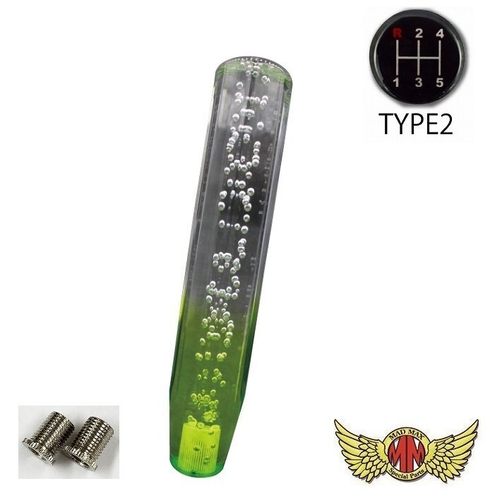 MADMAX トラック用品 クリスタル シフトノブ 泡 250mm クリア
