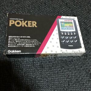GAKKEN LCD COMPUTER GAME POKER ポーカー トランプ・カードゲーム 電子ゲーム Gakken 学研