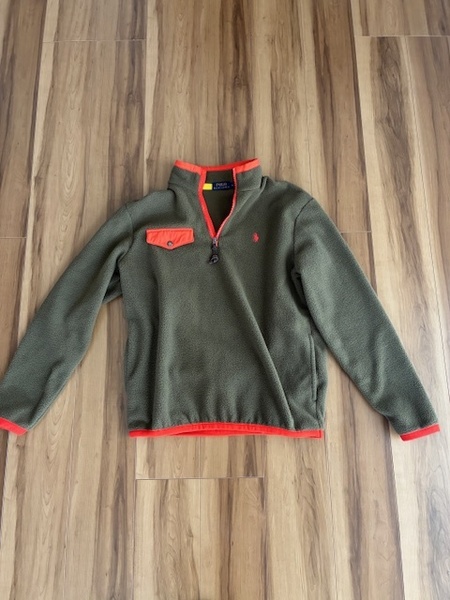 【期間限定値下げ】美品 ラルフローレン POLO RALPH LAUREN 人気 ハーフジップ フリースジャケット プルオーバー ポニー刺繍 サイズM