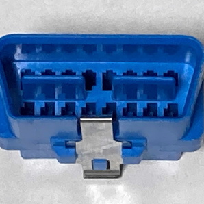 OBD2青カプラー【4個セット】 (OBD-II DLC3コネクタ)ダイアグ車両診断16ピンコネクタ(J1962M J1962F CAN)