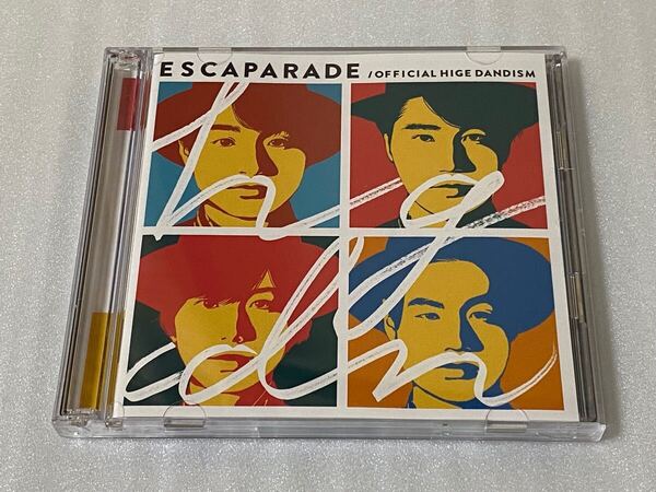 Official髭男dism エスカパレード 初回限定盤 CD+DVD 帯付きESCAPARADE 初回盤 初回生産限定盤 ヒゲダン
