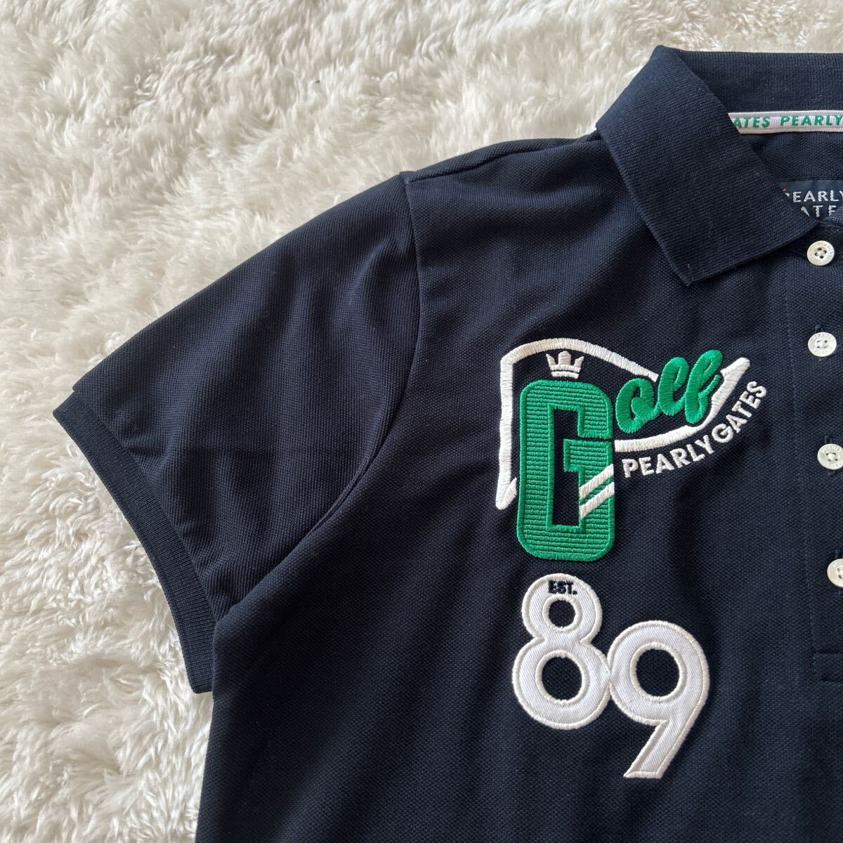 PEARLY GATES ゴルフポロシャツ ブラック PEARLY GATES ゴルフポロシャツ ブラック PEARLY GATES パーリー