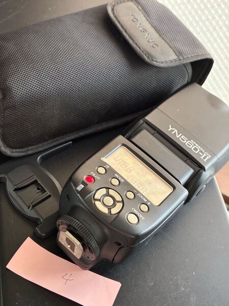 YONGNUO ヨンヌオ スピードライト YN560-Ⅱ Canon用 ストロボ 外付けフラッシュ クリップオンストロボ SPEEDLITE ④