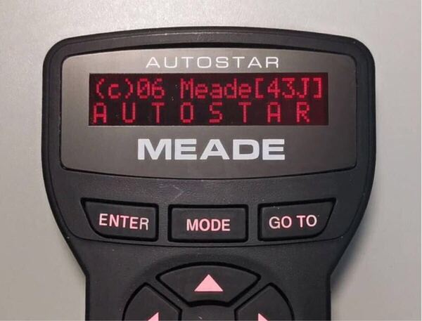 【美品-完動品】Meade / ミード ETX90 105 125用 Autostar #497 最新日本語版43J