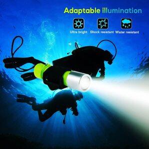 ☆水陸両用ダイビングライト - 1100ルーメンLED、IPX8防水 新登場!