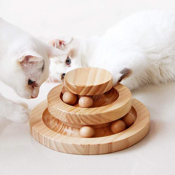 ☆猫のおもちゃ 回転 ボール 運動不足 ストレス解消 知育玩具