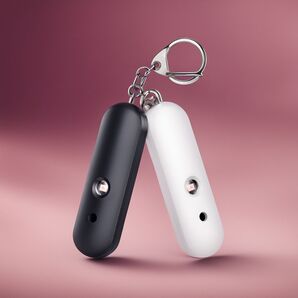 防水防犯ブザー デュアルスピーカー 大音量 LED点滅