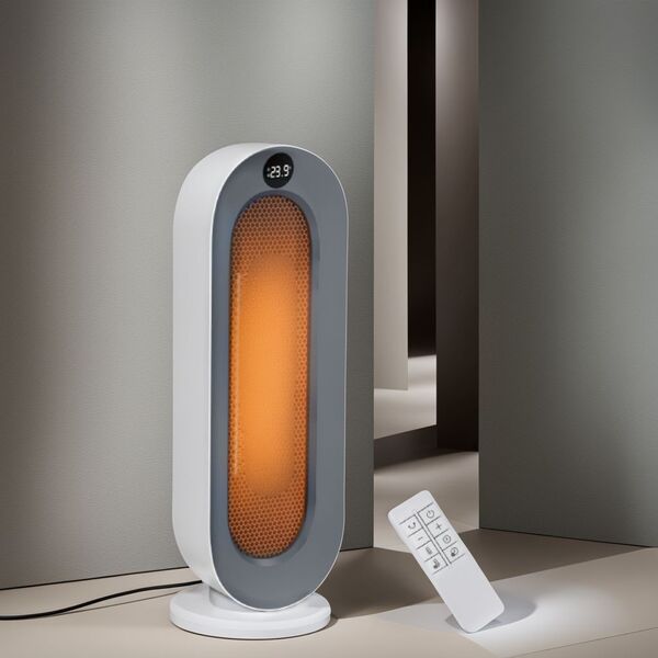 おすすめ ☆セラミックファンヒーター 暖房器具 電気 耐久性抜群 コンパクトデザ