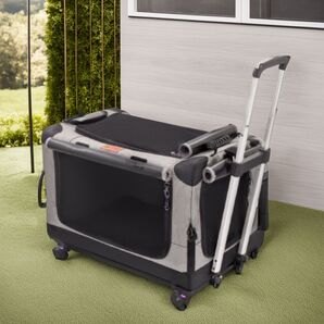おすすめ ☆3WAYペットキャリーコンテナ キャリーカート 分離で使用可能 耐久