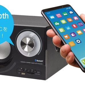 コンパクトデザイン Bluetoothスピーカー 重低音