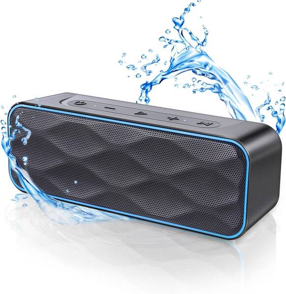 耐久性抜群 Bluetooth スピーカー ワイヤレス IPX7防水 20W ス