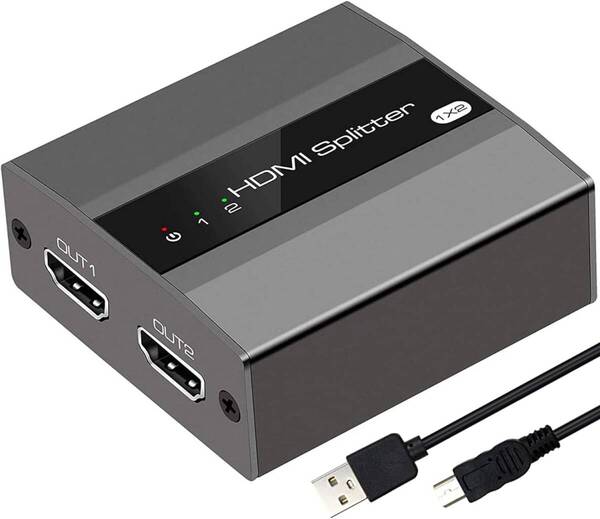 使いやすい HDMI 分配器 SP902 4K 60Hz スプリッター 2出力