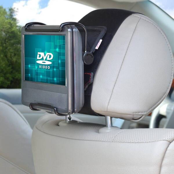 使いやすい ポータブルDVDプレーヤー用 ヘッドレストホルダーマウント 7-10