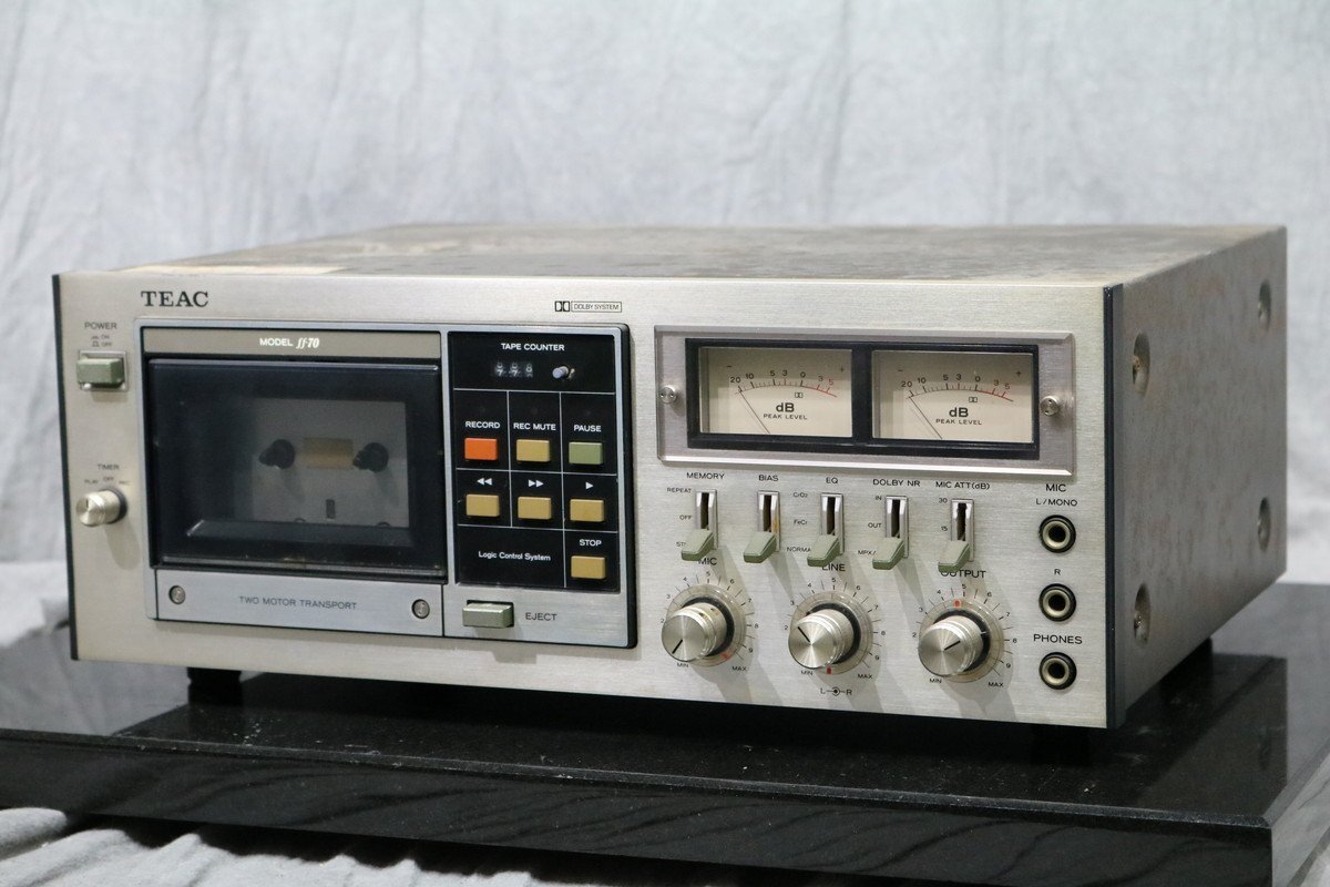 ジャンク　希少　TEAC FF-70 カセットデッキ ティアック Yahoo!オークション -「ff70」(カセットデッキ) (オーディオ機器