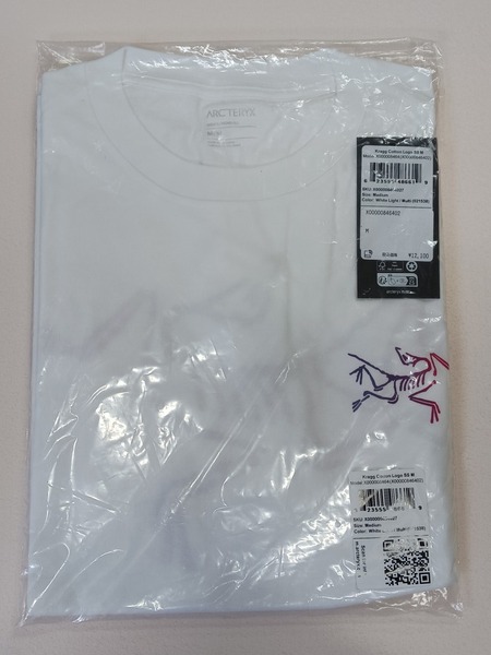 ARC’TERYX Kragg Cotton Logo SS M アークテリクス クルーネックTシャツ メンズ Mサイズ 白 新品未使用