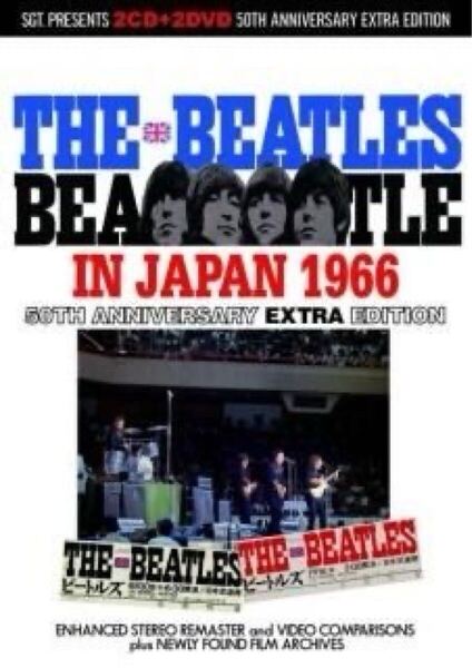 THE BEATLES/LIVE IN JAPAN 1966 EXTRA :50TH ANNIVERSARY EXTRA EDITION (新品輸入プレス2CD+2DVD)