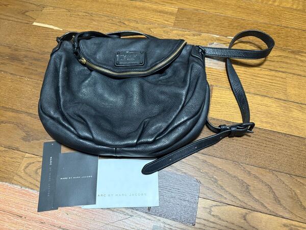 MARC BY MARC JACOBS マークバイマークジェイコブス ショルダーバッグ 斜め掛け レザー 本革 カバン かばん 鞄 黒 ブラック