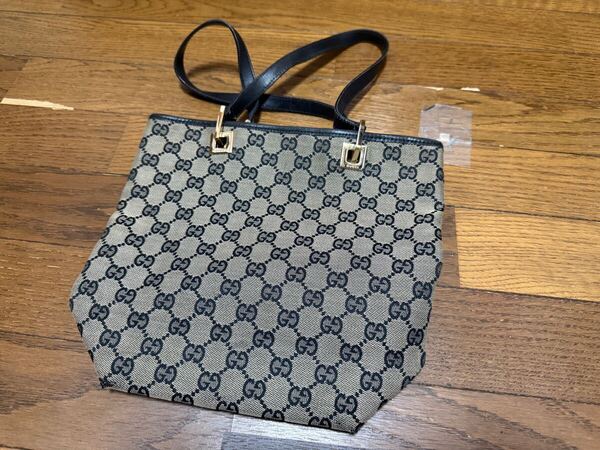 グッチ GUCCI ハンドバッグ トートバッグ GG柄 GGキャンバス カバン かばん 鞄 グレージュ