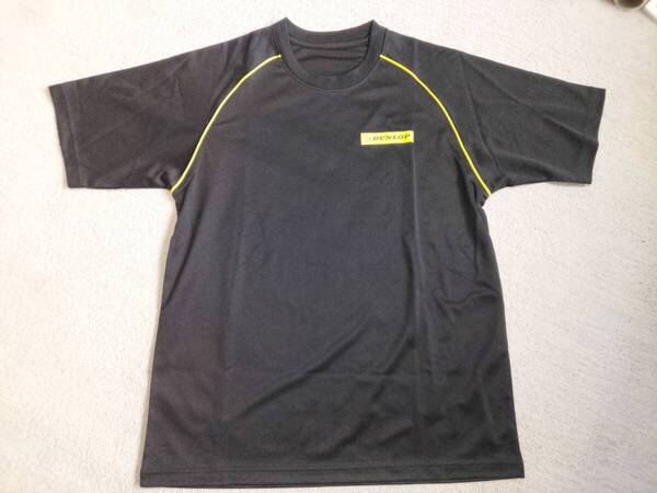 未使用☆DUNLOP ダンロップ フリーサイズ(身長165~185㎝用 / Lサイズ以上?)ラグランスリーブ半袖Tシャツ 黒 / ブラック オンワード商事