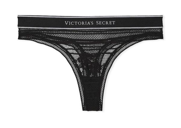 Victoria's Secret ヴィクトリア シークレット ロゴ レース ソング Tバック ショーツ