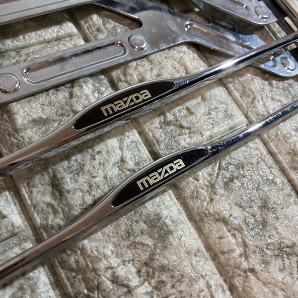 マツダ純正ナンバーフレーム アテンザ ビアンテ クロスオーバー CX-3 CX-4 CX-5 CX-30 CX-60 CX-7 CX-8 MAZDA2 MAZDA3 RX-7 6