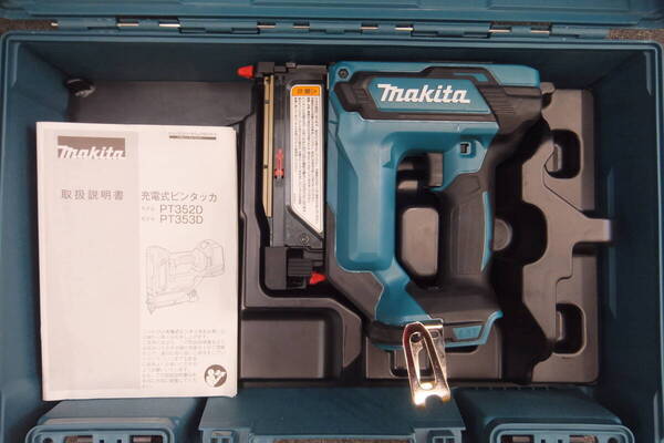 ★☆即決 中古動作品 充電ピンタッカ PT352D ケース付き 送料無料☆★