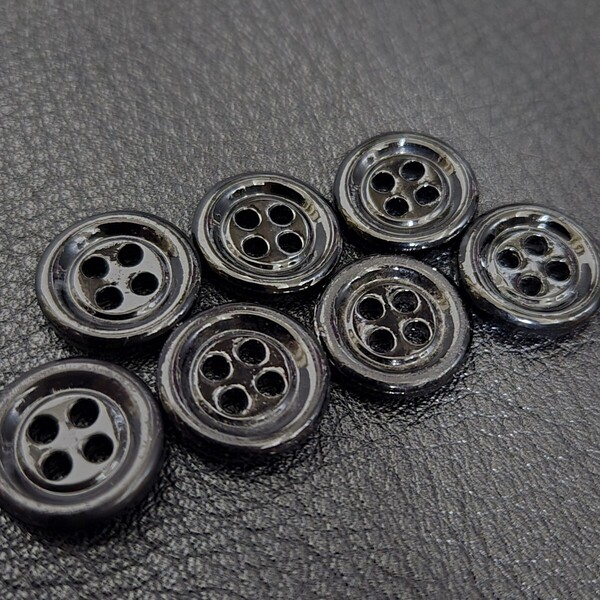 ガラスボタン フランス アンティーク ヴィンテージ フレンチワーク 15mm glass button french vintage antique サスペンダー 7個