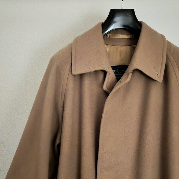 BURBERRY 一枚袖 バルカラーコート ヴィンテージ バルマカーン vintage アルパカ ウール バーバリー 80s alpaca wool 1枚袖