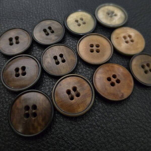コロゾボタン フランス アンティーク ベジタブルアイボリー 22mm ヴィンテージ アンティーク corozo french vintage 12個 2