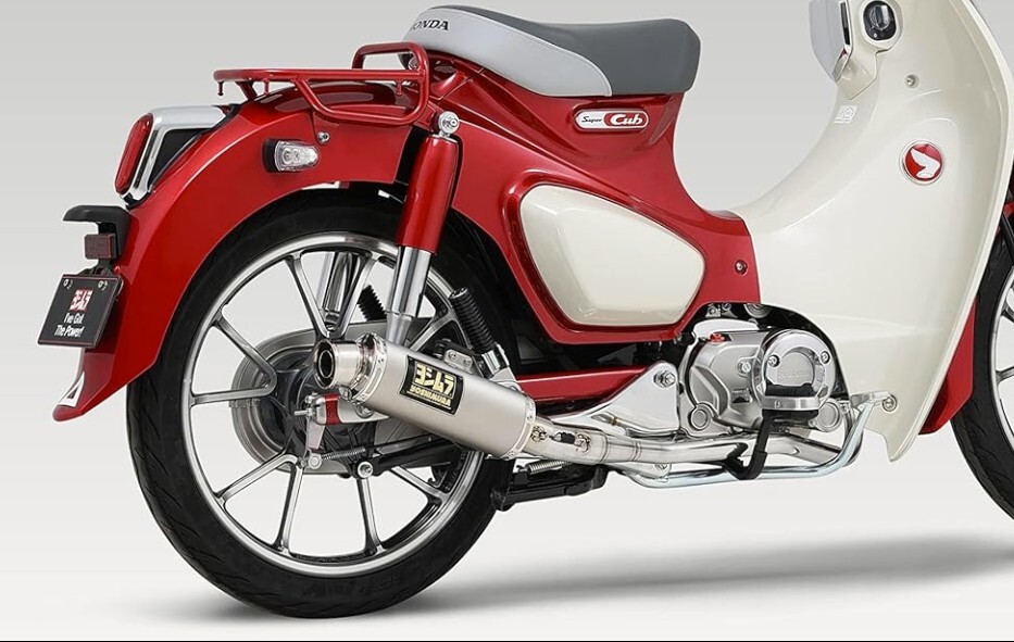 新車外し　超美品　スーパーカブC125 マフラー K0G TH1 ホンダ 　純正 SSメガホン マフラー スーパーカブ C125(21-23) | System