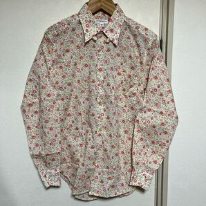 ENGINEERED GARMENTS タブカラーシャツ花柄 アメリカ製 XS