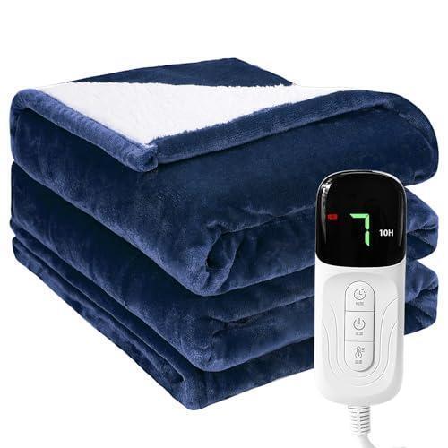 【新品未使用】電気毛布 掛け敷き兼用 188×130cm 7段階温度調整