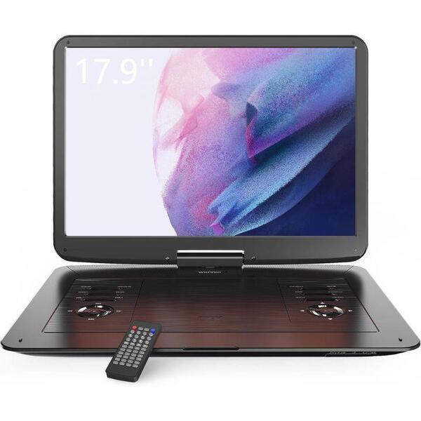 【新品未使用】WONNIE ポータブルdvdプレーヤー 17.9型 液晶 車載モニター 車載テレビ 15.4インチ