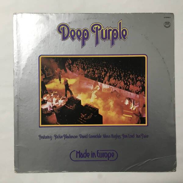 PHILIPPINES DEEP PURPLE MADE IN EUROPE フィリピン盤 RARE!!