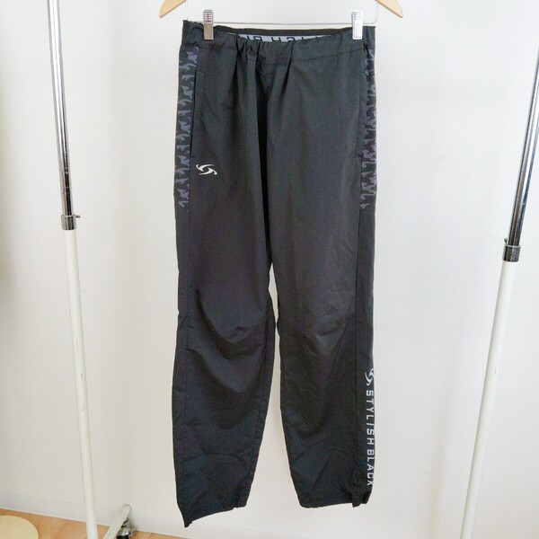 0523/XL/STYLISH BLACK メンズ ボトムス パンツ スポーツウェア 黒 ブラック