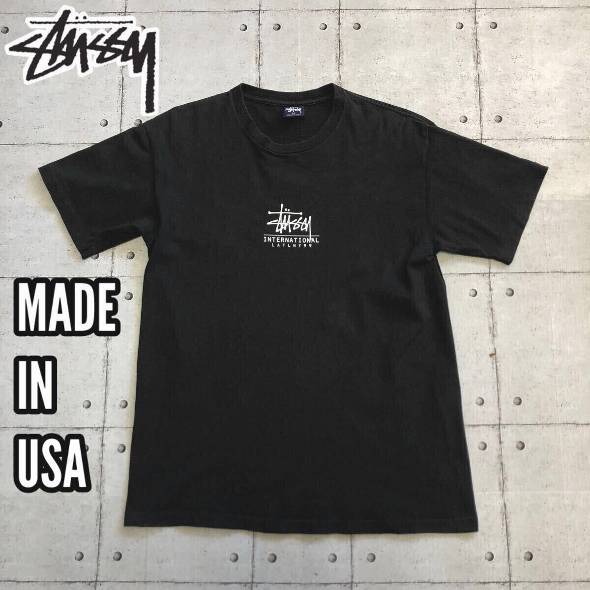 STUSSY increase the peace 90´S Lサイズ 紺タグ