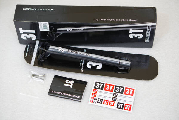 【未使用】3T DORICO LTD 27.2mm / 280mm カーボンシートポスト セットバック25mm