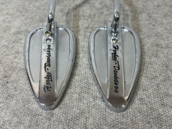 2 ハーレー カスタム ミラー クローム チョッパー ボバー FLH FXD FLST FXS ソフテイル ダイナ スポーツスター XL 48 72 1200 883