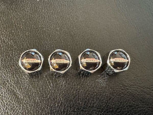 w 送料無料 高級良質 シルバー メッキ BMW MINI JCW エアバルブ R50 R52 R53 R55 R56 R57 R58 R59 R60 R61 F50 F54 F55 F56 F75 F60 銀
