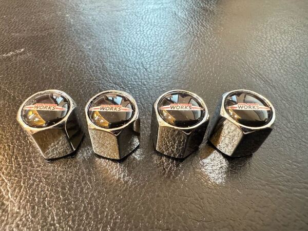 z 送料無料 高級良質 シルバー メッキ BMW MINI JCW エアバルブ R50 R52 R53 R55 R56 R57 R58 R59 R60 R61 F50 F54 F55 F56 F75 F60 銀