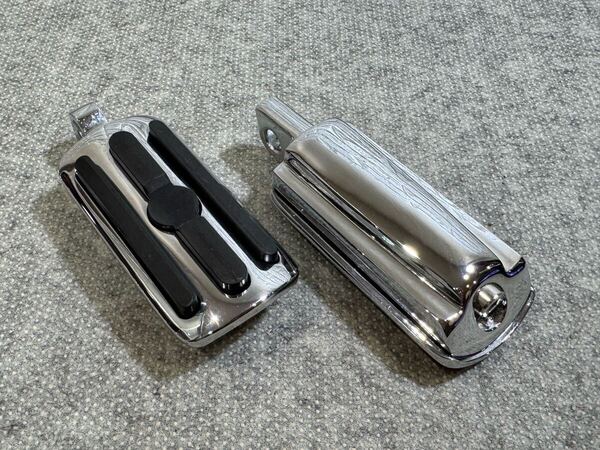g 送料無料 新品 Ⅲ クローム メッキ ペグ アジャスタブル ハイウェイ 用 調整可 ツーリング ソフテイル ダイナ スポーツスター FLH FLS XL