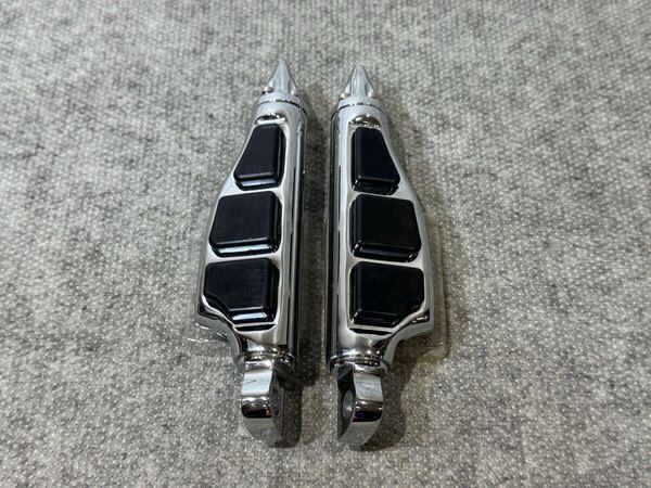 c 送料無料 新品 クローム メッキ CK ペグ XL スポーツスター アジャスタブル ハイウェイ ツーリング ソフテイル ダイナ FLH FLS RSD XL883