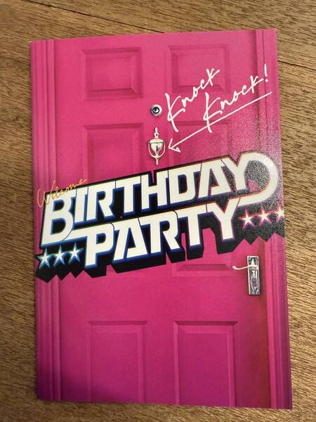 新品 未使用 B'z PARTY B'z ファンクラブ バースデーカード FC レア オフィシャル ファン クラブ 稲葉浩志 松本孝弘 ビーズ 2025