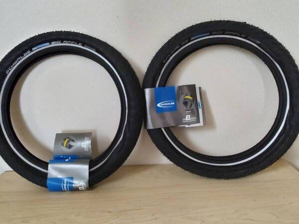 SCHWALBE BIG APPLE シュワルベ ビッグアップル WB 14×2.00 ダホン K3 未使用/2本セット 送料無料