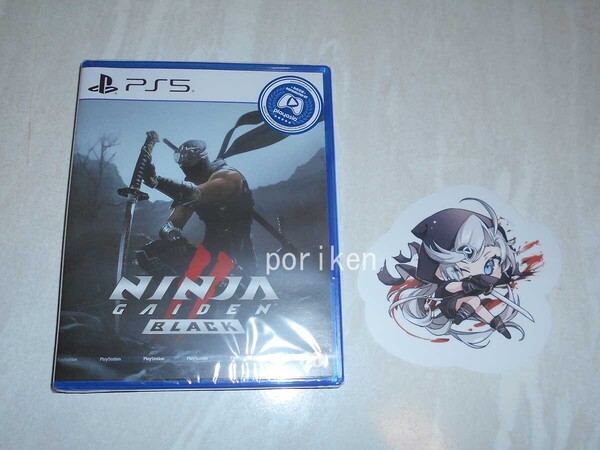 ◆PS5 NINJA GAIDEN 2 BLACK ニンジャガイデン2 ブラック 特典ステッカー付 海外版 国内版本体対応/新品