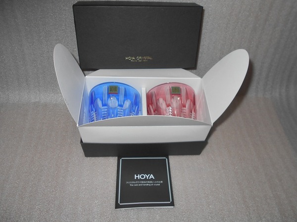 【 HOYA 未使用 】HOYA CRYSTEL クリスタルガラス ロックグラス : ホヤ クリスタル 切子 ロックグラス