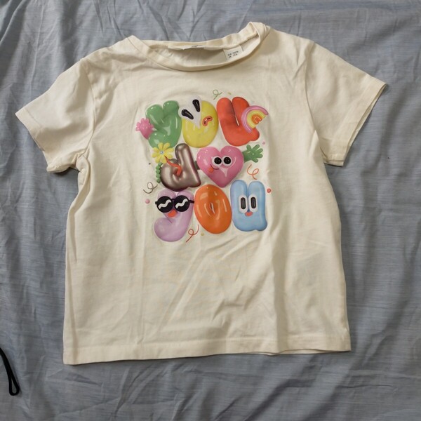 Evacremers H&M エイチアンドエム コラボTシャツ 半袖Tシャツ 110cm Tシャツ カットソー キッズ 女の子